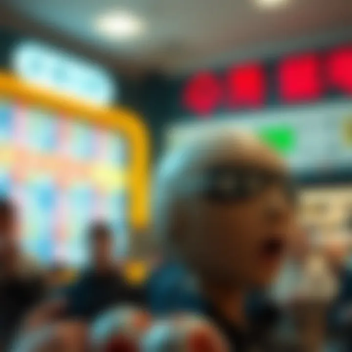 Illustration of strategies for selecting lottery numbers