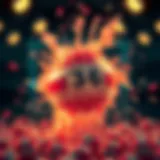 An abstract representation of the Powerball concept