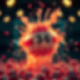 An abstract representation of the Powerball concept