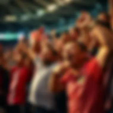 The Passion of Fans at the Asian Cup Fans cheering for their teams at the Asian Cup