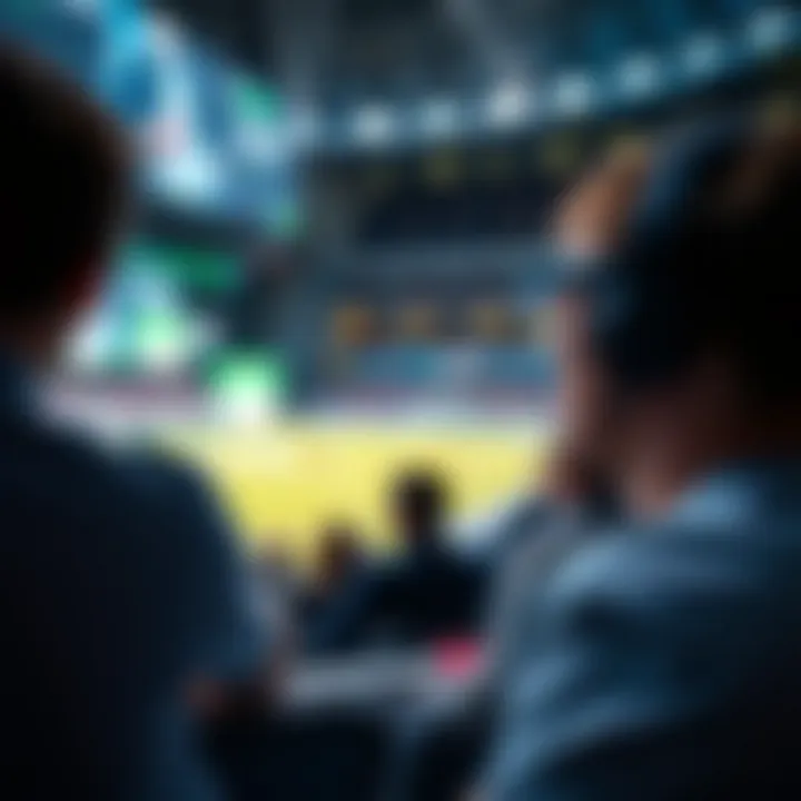 An immersive viewing experience with augmented reality elements