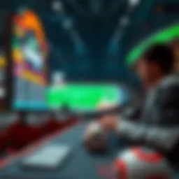 Visual representation of the EOS Powerball betting platform