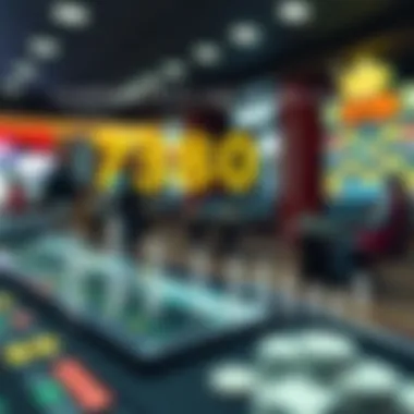 An infographic showcasing the statistics of gambling site usage in Korea