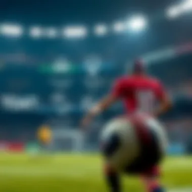 Key features of sports streaming sites highlighted with icons.