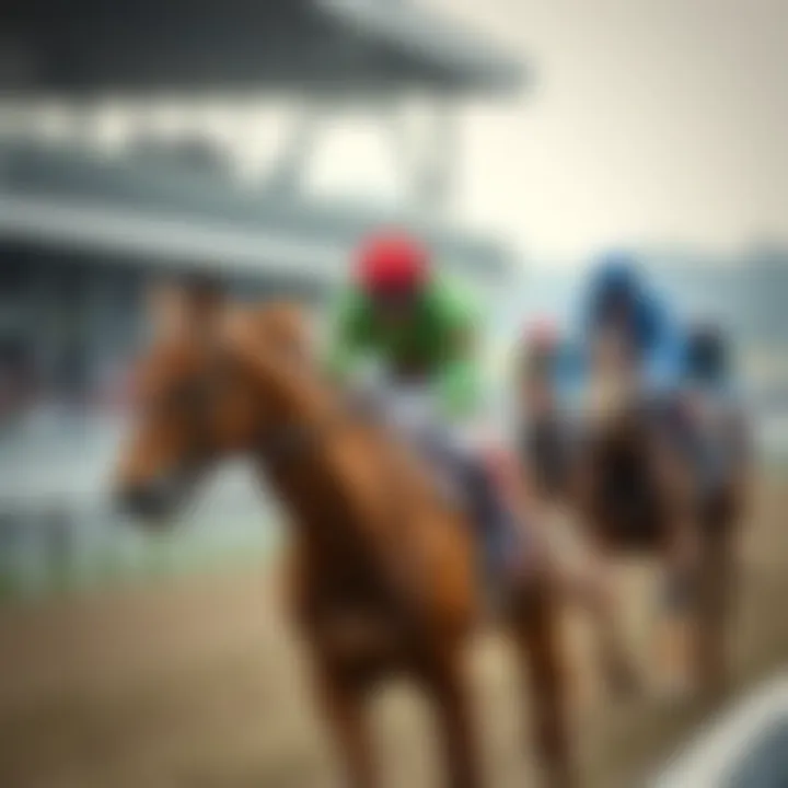 Modern horse racing event in Korea