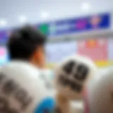 Visual representation of lottery numbers and strategies