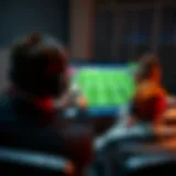 Live sports streaming interface showcasing various games