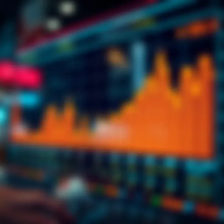 Data analysis graph showcasing lottery trends
