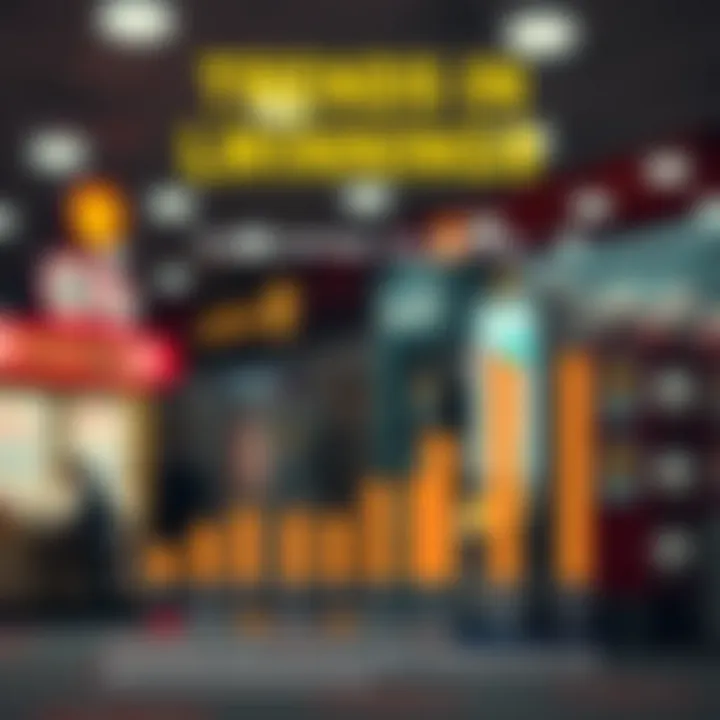 An infographic showcasing trends in lottery winnings over the years