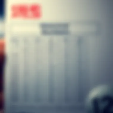 Comparison chart of historical lottery results