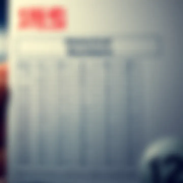 Comparison chart of historical lottery results