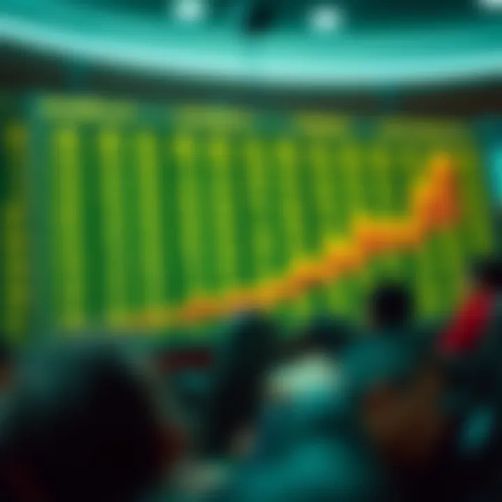 Visual representation of winning numbers trends