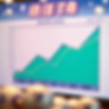 Graph showing patterns in previous lottery draws