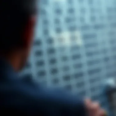 Visual representation of lottery number patterns