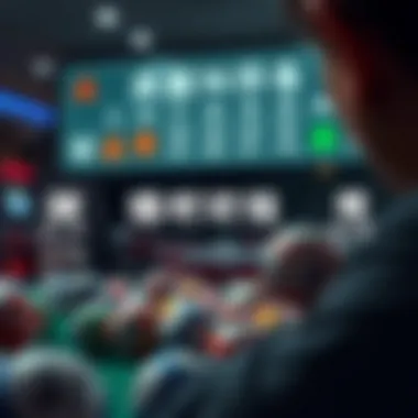 Graphical representation of lotto betting strategies