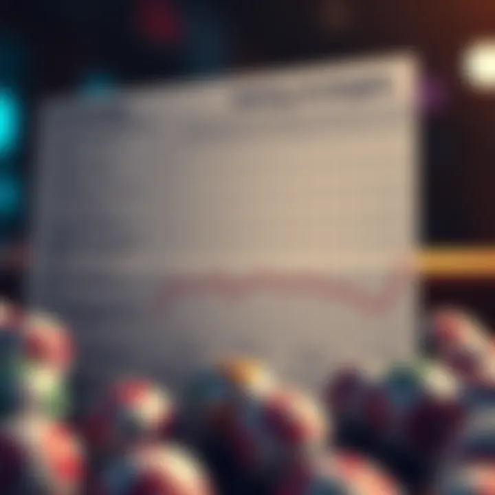 Graph illustrating betting strategies