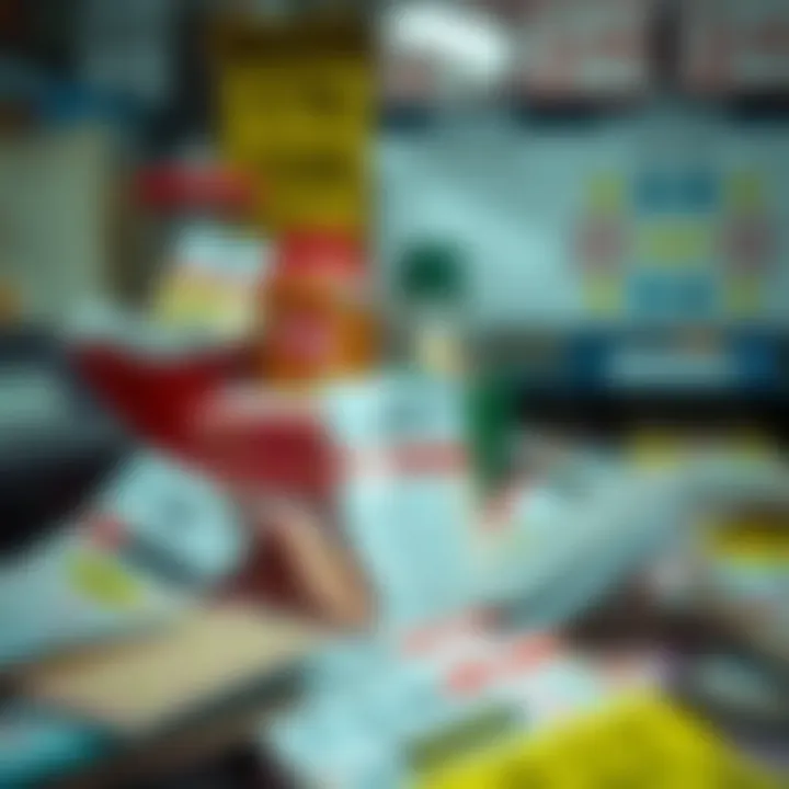 A vibrant display of lottery tickets and betting strategies