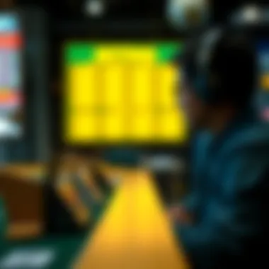 Visual representation of betting strategies