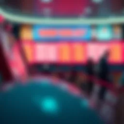 Visual representation of lottery number patterns