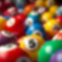 Symbolic representation of lottery ball colors and their meanings