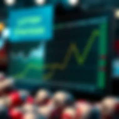 Chart showcasing betting trends in the lottery