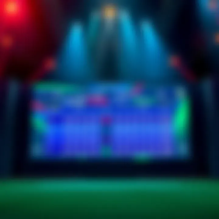 Visualization of lottery draw results