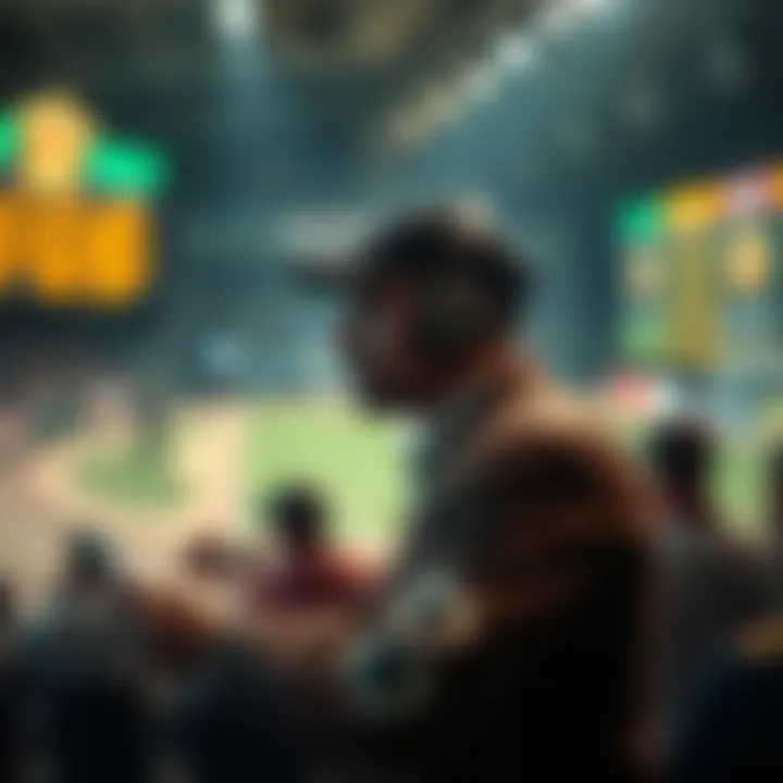 Conceptual representation of strategic insights into lottery and sports betting.