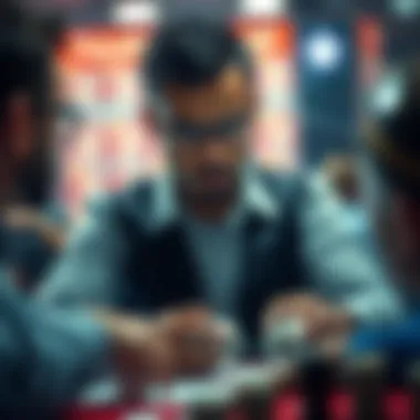 Conceptual image illustrating psychological aspects of betting