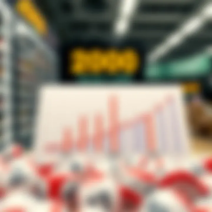 Graph illustrating statistical analysis of lottery numbers