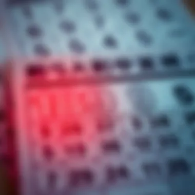 Lotto ticket with winning numbers highlighted