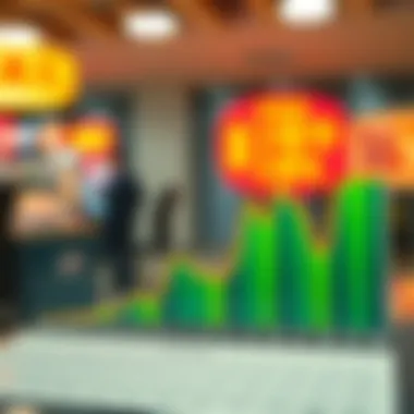 Statistical graph depicting lottery results trends