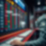 Intricate patterns of lottery numbers and sports betting charts