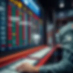 Intricate patterns of lottery numbers and sports betting charts