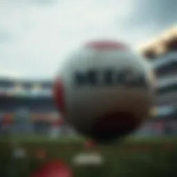 An illustration depicting the historical evolution of Mega Ball