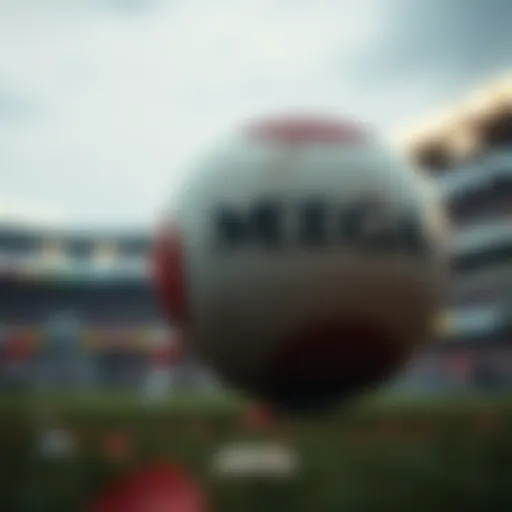 The Historical Journey of Mega Ball An illustration depicting the historical evolution of Mega Ball