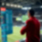 A secure betting platform interface showcasing user-friendly navigation.