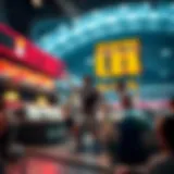 Conceptual illustration of lottery and sports betting integration