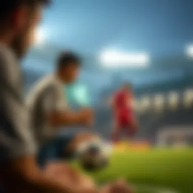 Visual representation of social and economic impact of betting