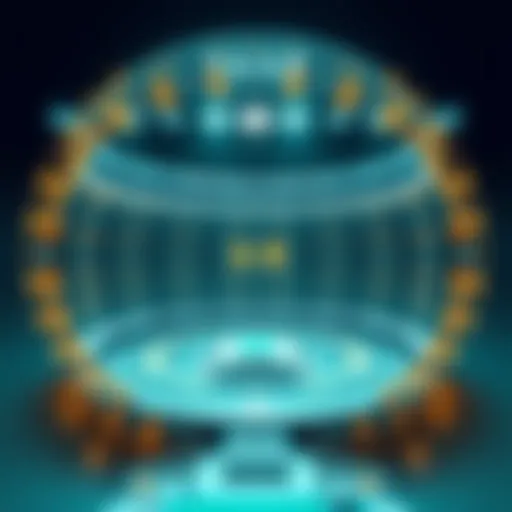 Illustration depicting the structural layout of the 나눔파워볼 system