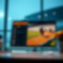 A sleek user interface of an online horse racing betting site