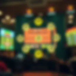 A strategic diagram illustrating betting odds and probabilities