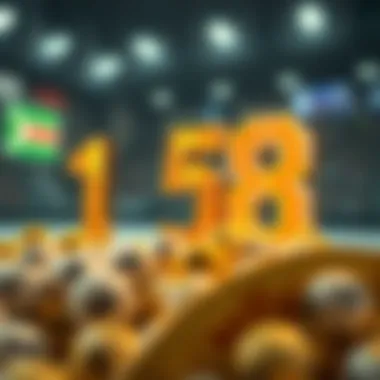 Probability Calculations in Lottery A visual representation of probability calculations related to lottery numbers