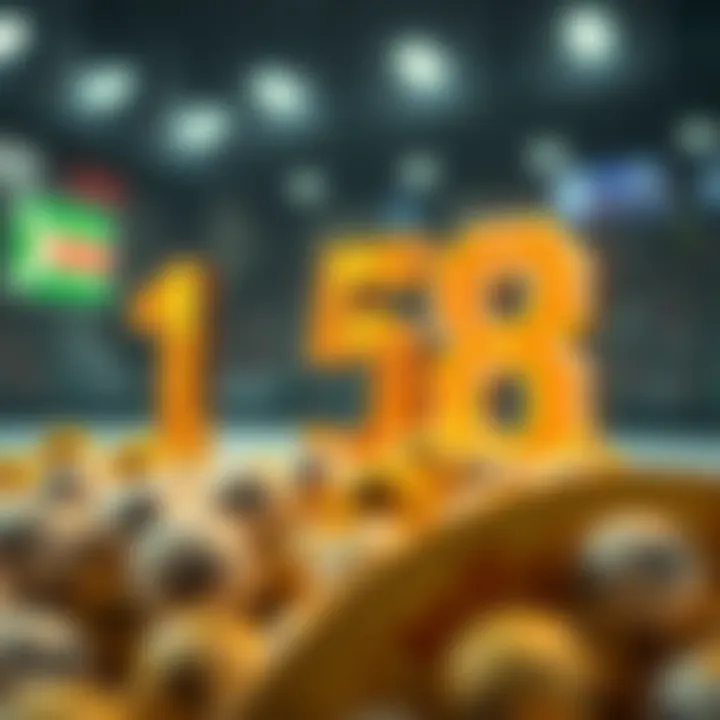 Probability Calculations in Lottery A visual representation of probability calculations related to lottery numbers