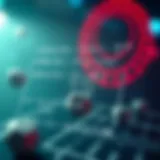 Conceptual illustration of probability formulas