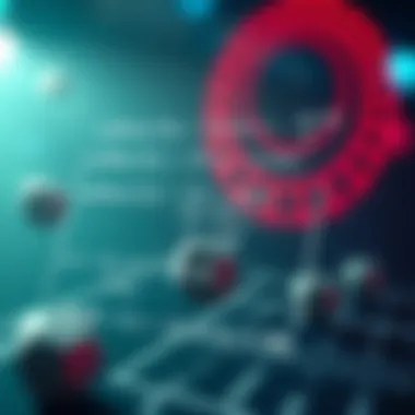 Conceptual illustration of probability formulas