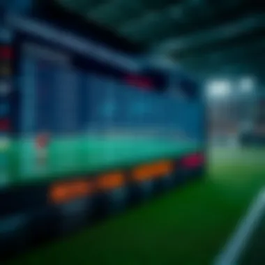 Real-time football statistics display