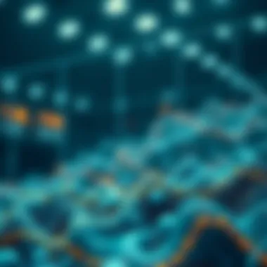 An abstract illustration depicting the statistical significance of large datasets.