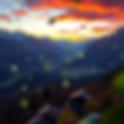 A captivating view of the Swiss landscape symbolizing luck