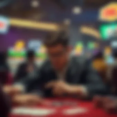 Conceptual representation of gambling addiction