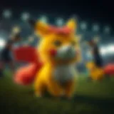 Conceptual illustration of Toto Pokemon